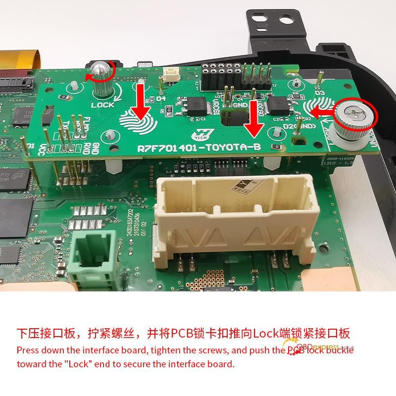 How to Choose Yanhua Interface Board for Toyota R7F701401