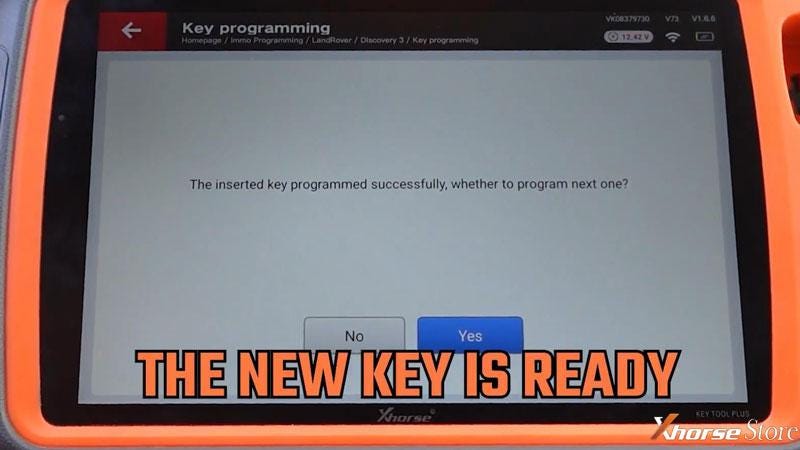 Xhorse VVDI Key Tool Plus を使用した Discovery 3 キーのプログラム