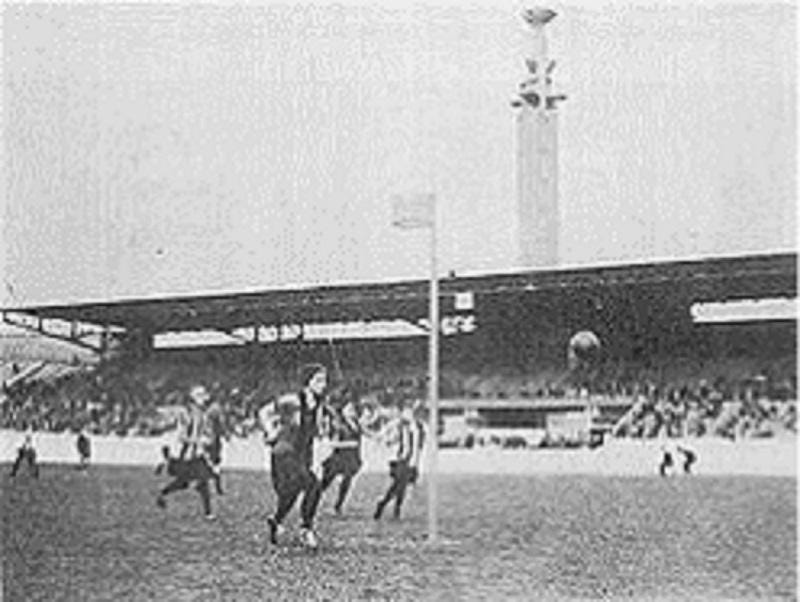 The demo. Korfball game experienced at Amsterdam in 1928