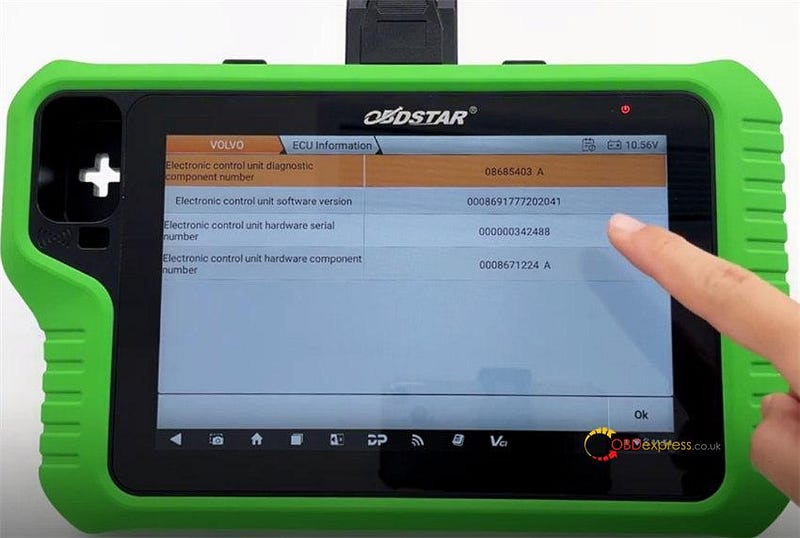 OBDSTAR X300 Classic G3 Reset Volvo ABS Code via OBD