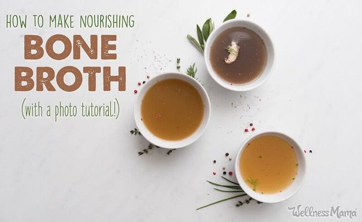 Bone broth recipe tutorial