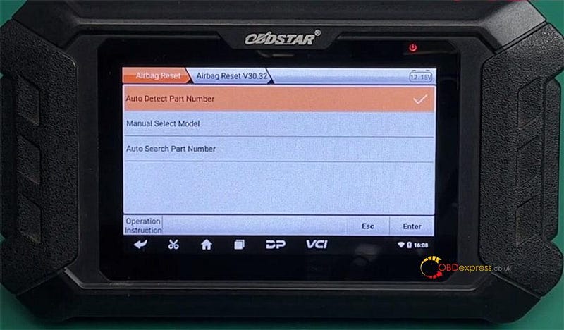 OBDSTAR P50 エアバッグ リセットはスバル車に対応