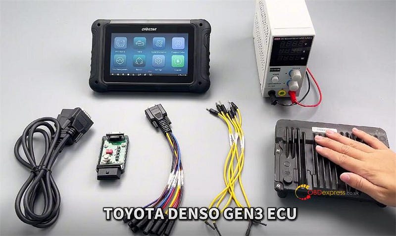 OBDSTAR DC706 Read and Write TOYOTA DENSO GEN3 By Bench