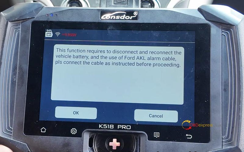 How to Program 2016 Lincoln MKX AKL with Lonsdor K518 Pro