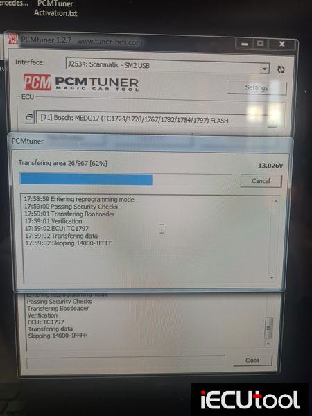 PCMtuner read and write Iveco EDC17C49