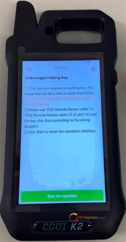 How to Generate VW 5C 5D Dealer Key by CGDI K2