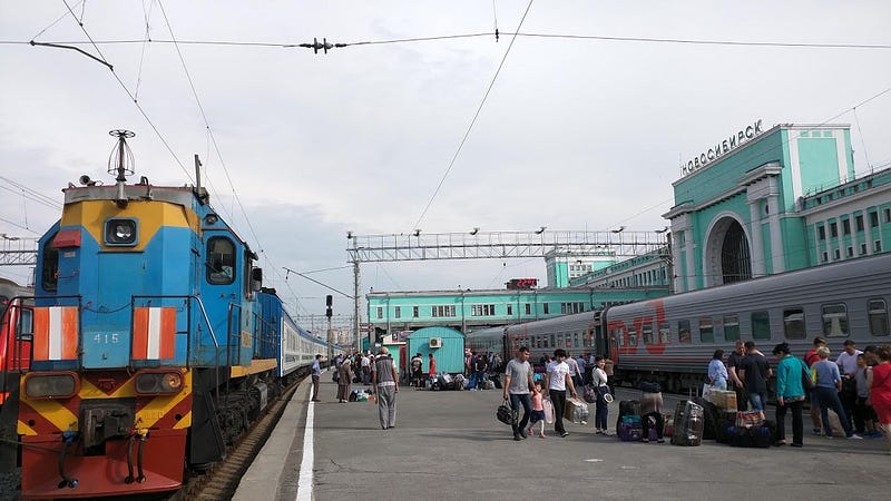 How it felt like to spend 52 hours on a train, Siberia, Russia
