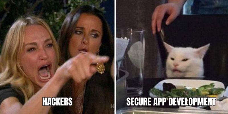 secure app development vs hackers