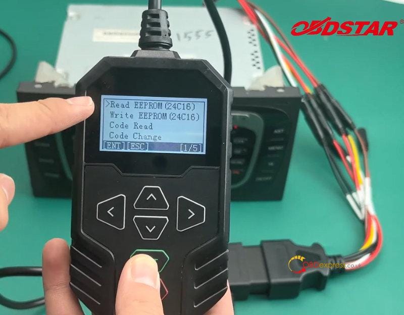 OBDSTAR MT200 Read and Change Code on Ford TMS470 NEC70F3357 Radio