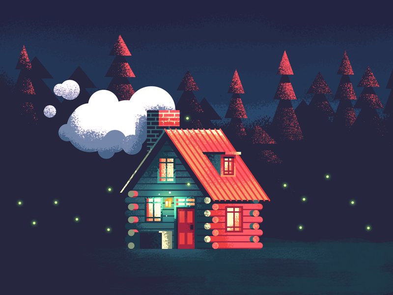 cabin home by Tatiana Bischak