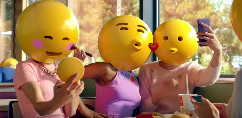 McDonalds France emojis