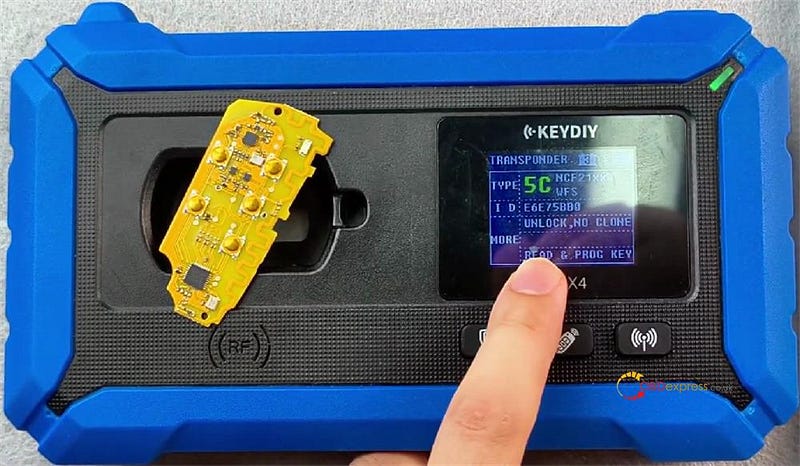 How to Modify Key ID by KEYDIY KD-X4 and FGB25 FGB08 Keys