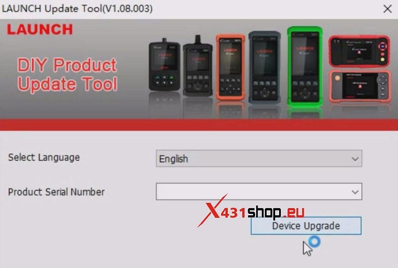 LAUNCH CR529 Reset Firmware and Upgrade Software