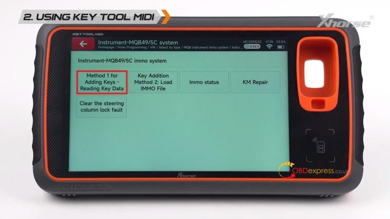 How to Generate VW MQB49 5C 5D Dealer Key with VVDI2 or Key Tool MIDI
