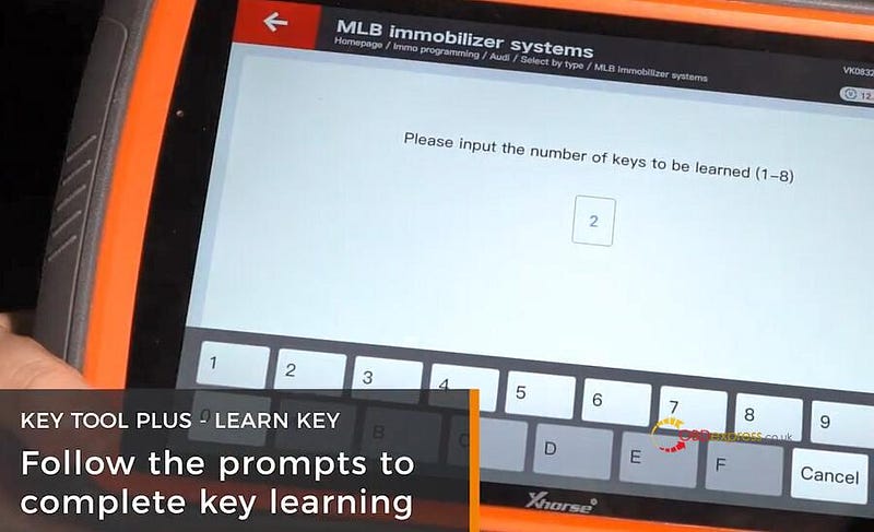 How to Add Audi A4L Key by VVDI MLB Tool and Key Tool Plus