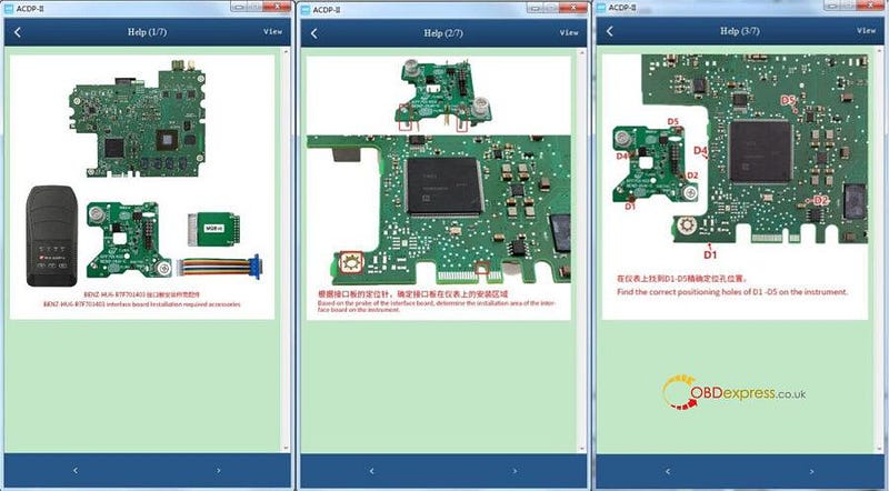 How to Reset MB HU6 (IC77) ODO Module Mileage by Yanhua ACDP2