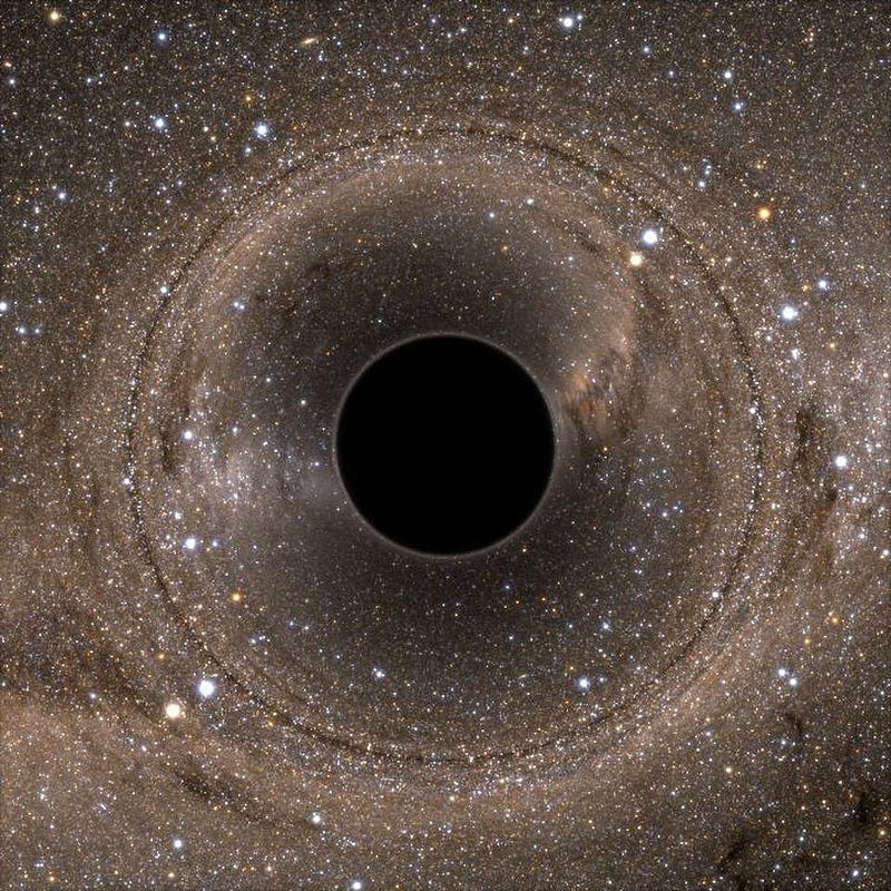 hole is the sole determining factor of the radius of the event horizon, for...