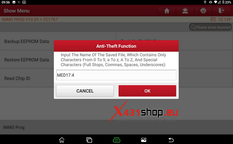 How to Read ECM Anti-Theft Passwords with LAUNCH X431 IMMO PLUS