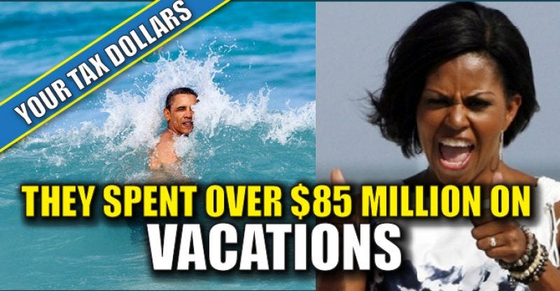 Image result for obama vacations