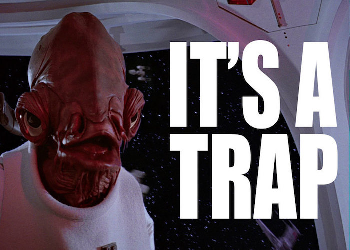 star wars meme admiral ackbar - It's a trap