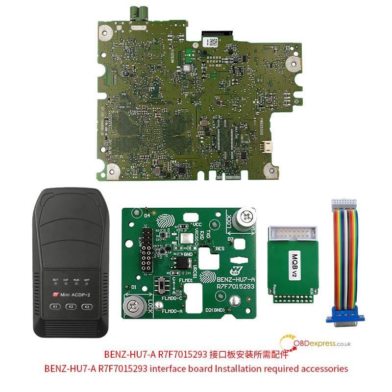 Yanhua Module 39 Installation Guide for Benz HU7 Instrument