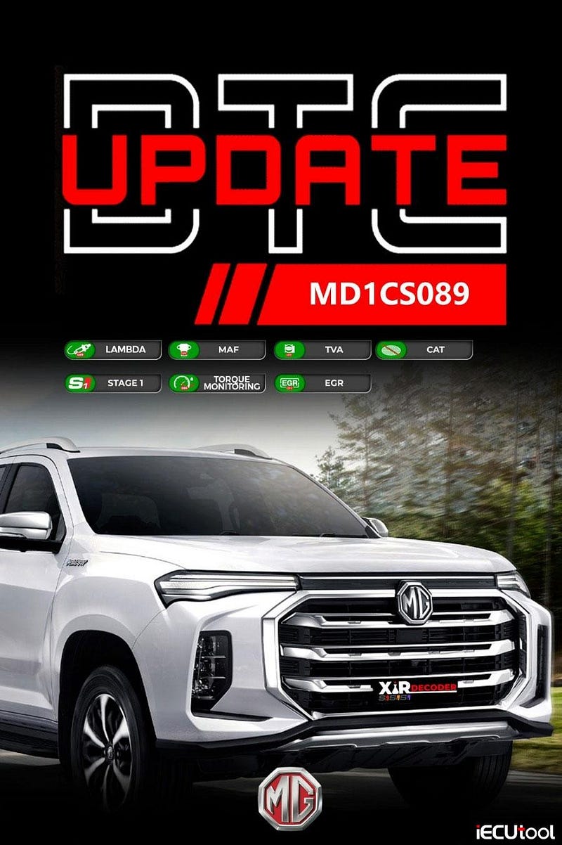 XirDecoder Update MD1CS089 MD1CS069 EDC17CV41 ECU Tuning