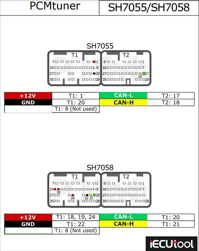 SH705x Bootloader Denso from PCMtuner module 42