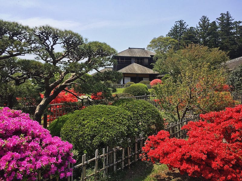 The Kobuntei villa in Mito’s Kairaku-en garden