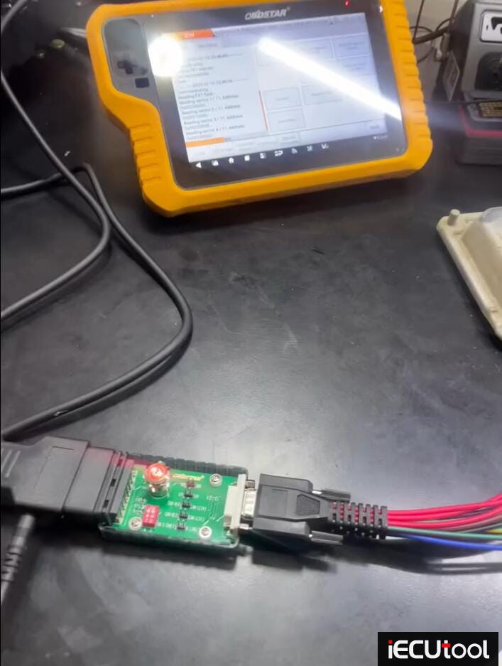 OBDSTAR G3 Read VAG EDC15VM+ ECU Pin Code on Bench