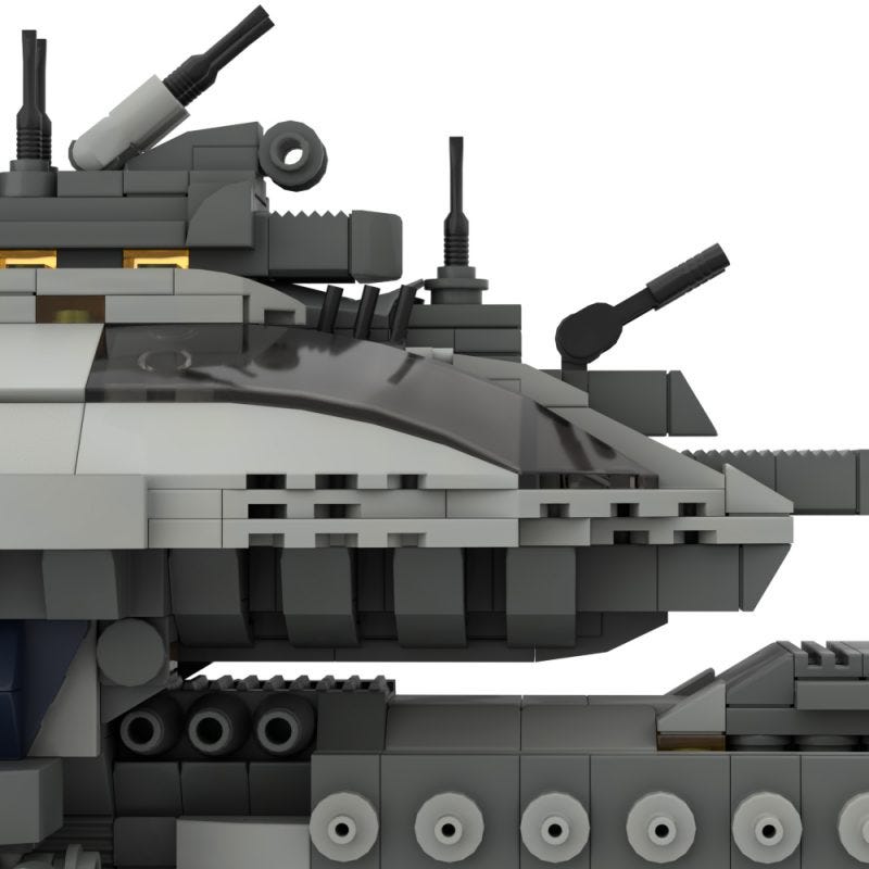 MOCBRICKLAND MOC-89671 Recusant-class Light Destroyer