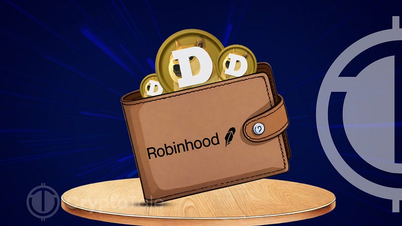 Dogecoin price drops post massive transfer to Robinhood.