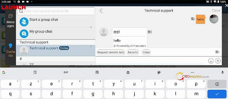 Launch X431 PAD VII Online Support and Remote Assistance Guide