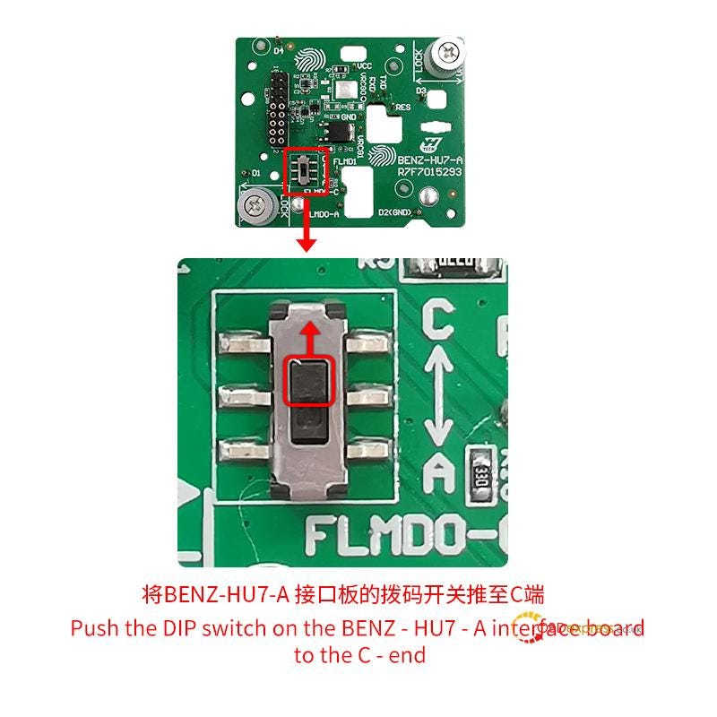 Yanhua Module 39 Installation Guide for Benz HU7 Instrument