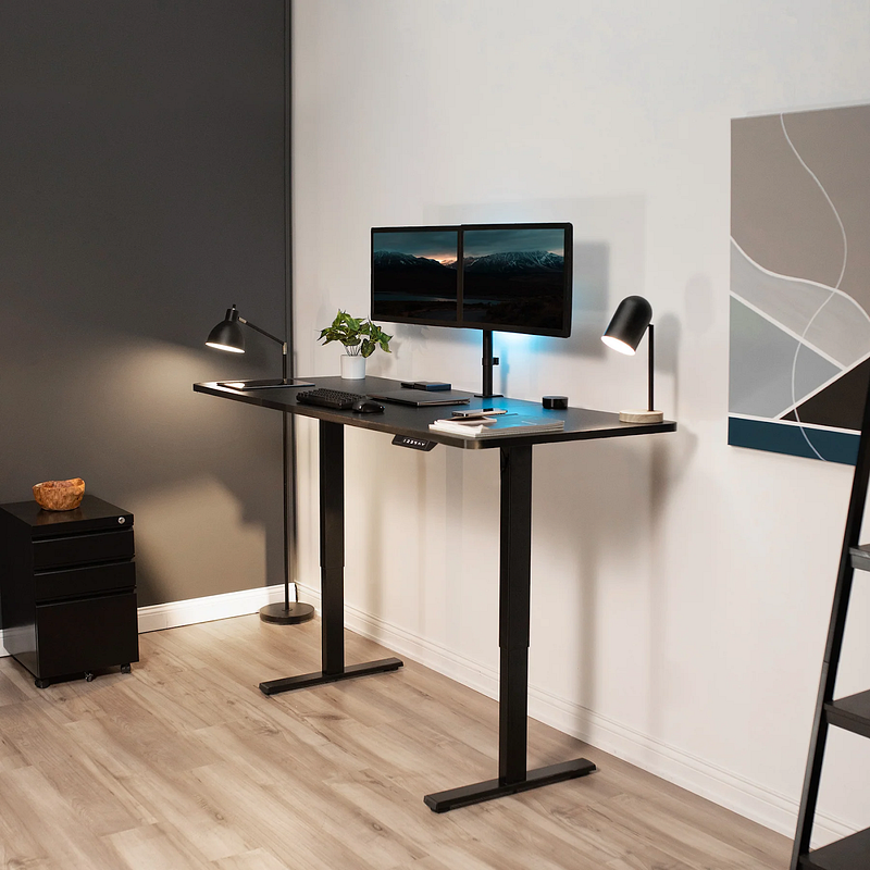 Vivo Adjustable Desk height adjustable
