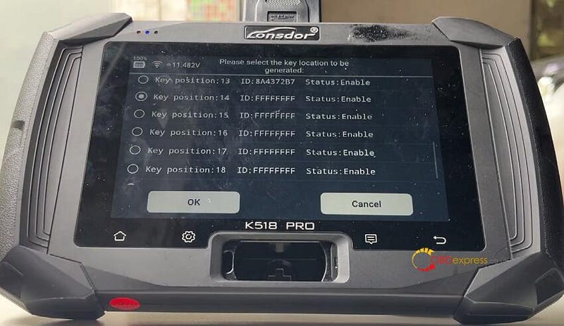 Lonsdor K518 Pro with LSD-BDC2 Adapter Add 2019 BMW Smart Key