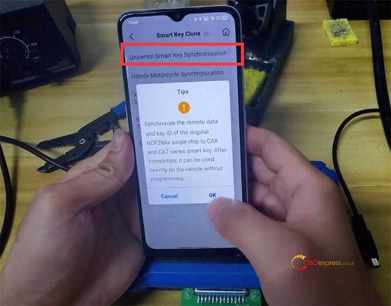 How to Synchronize NCF29AX Smart Key by KEYDIY KD-X4