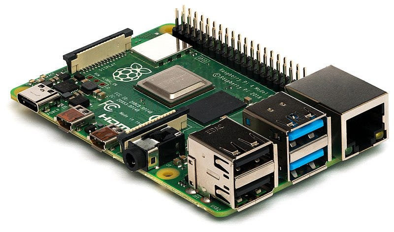 Image of a Raspberry Pi 4