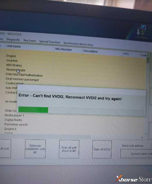 Xhorse VVDI2V7.1.9ソフトウェアアップデート