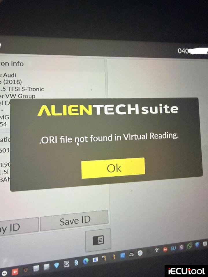 Autotuner KESS3 Failed to Read Audi MG1CS011 ECU