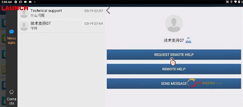 Launch X431 PAD VII Online Support and Remote Assistance Guide