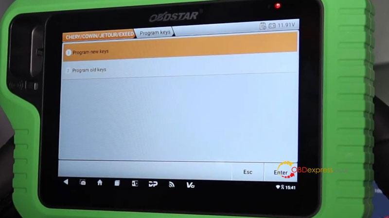 OBDSTAR X300 Classic G3 Adds Chery Tiggo 8 Pro Key