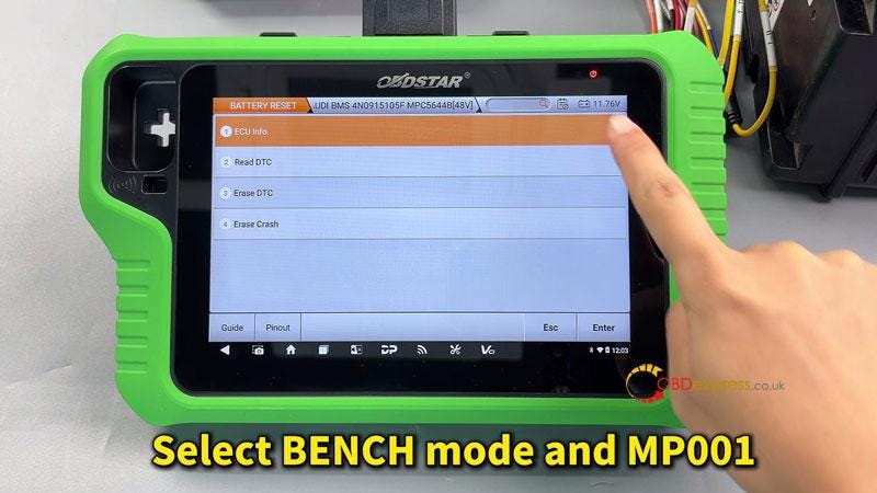 How to Clear Audi BMS Crash Data with OBDSTAR G3