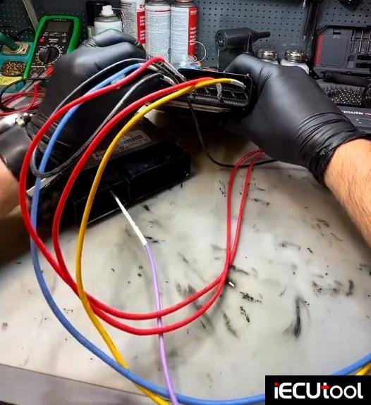 FormulaFlash Clone VW EDC16U1 ECU on Bench
