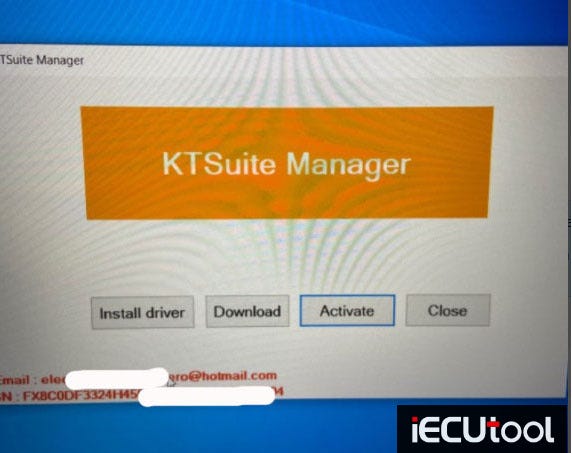 Activate New KT200 Software via KTSuite