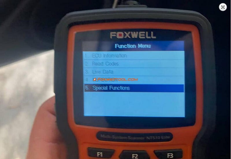 Honda Accord Civic throttle body relearn with Foxwell NT510 Elite