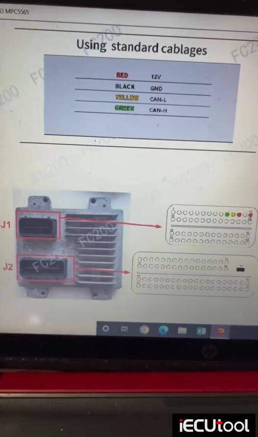 CG FC200 Clone GM ACDelco E83 ECM on Bench