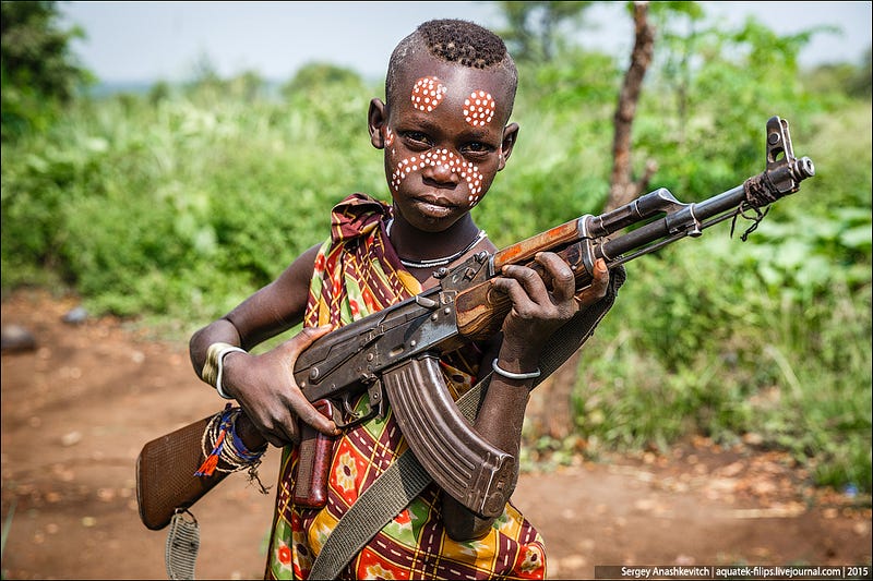 Mursi tribe, Ethiopia / Племя мурси в Эфиопии