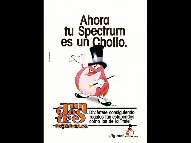 Un Dos Tres Responda Otra Vez - ZX Spectrum (Anuncio)