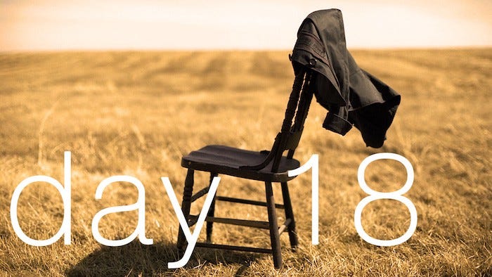 2019 Zero Draft Thirty September Challenge: Day 18
