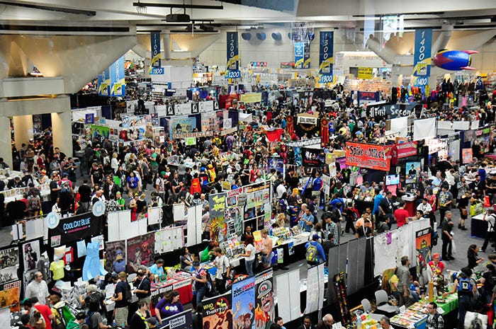 Una instantánea del interior del recinto de la Comic-Con © 2013 SDCC